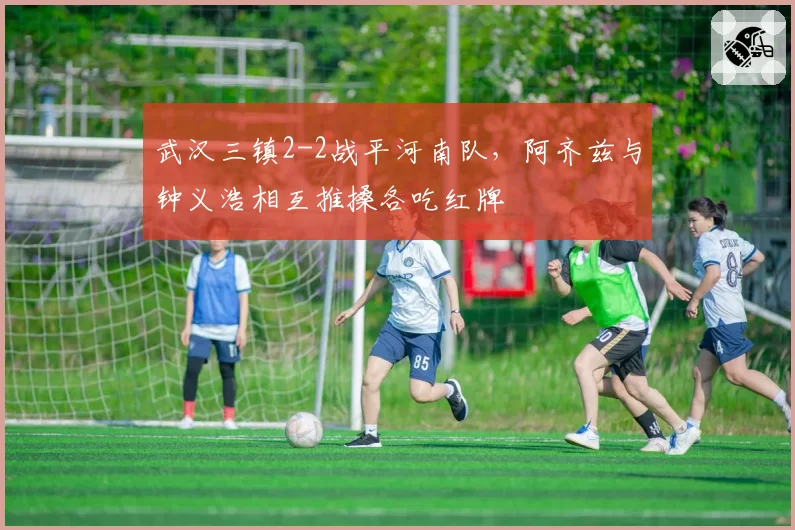 武汉三镇2-2战平河南队，阿齐兹与钟义浩相互推搡各吃红牌