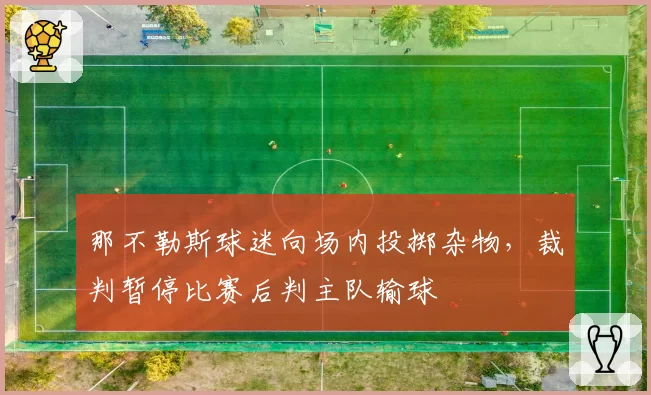 那不勒斯球迷向场内投掷杂物，裁判暂停比赛后判主队输球